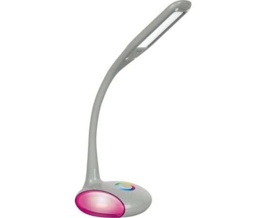 Activejet LED desk lamp VENUS GREY with RGB base Biroja galda lampas