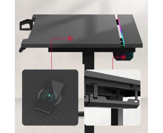 Biurko gamingowe Huzaro Hero 8.7 RGB Gaming galdi