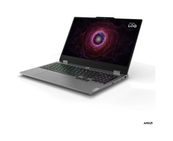 Lenovo LOQ 15ARP9 Ryzen 5 7235HS 15,6"144Hz 300nits AG 16GB DDR5 4800 SSD1TB RTX4050_6GB Cam720p 60Wh Win11 Luna Grey (REPACK) 2Y Portatīvie datori