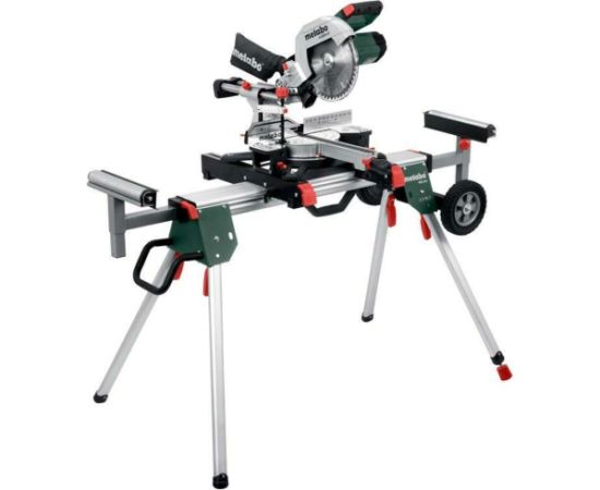 Leņķzāģis Metabo KGS 254 M; 1450 W (galds ar riteņiem) Lentzāģi