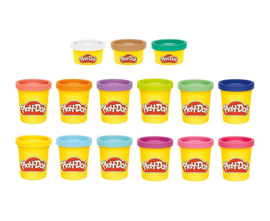 PLAY-DOH Plastilīns Klasiskās krāsas, 15 gab. Radošās rotaļlietas