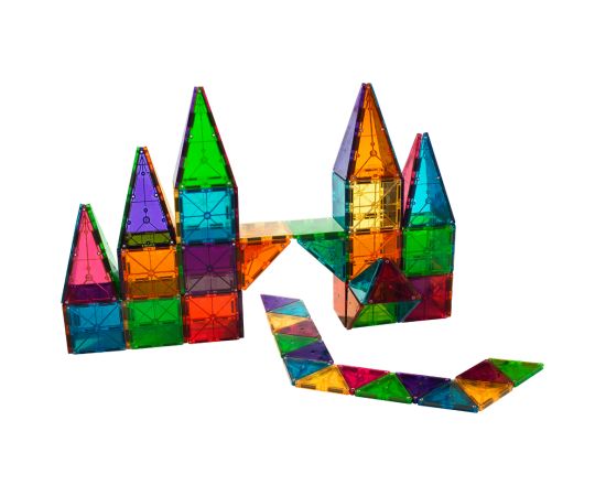 MAGNA-TILES Набор магнитного конструктора Цвета, 100 деталей Конструкторы
