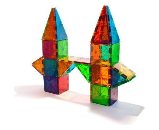 MAGNA-TILES Набор магнитного конструктора Цвета, 100 деталей Конструкторы