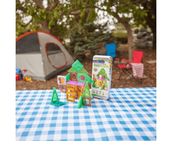 MAGNA-TILES Набор Микромагс компакт "Treehouse", 24 деталей Конструкторы
