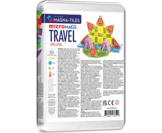 MAGNA-TILES магнитный конструктор Набор для путешествий Deluxe, 55 деталей Конструкторы