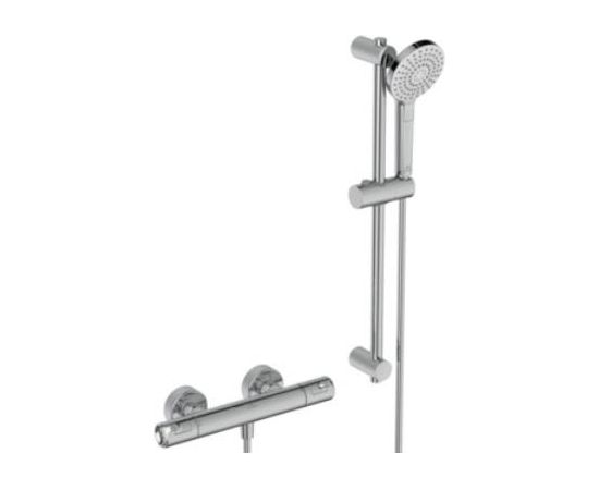 Ideal Standard dušas termostats Ceratherm T50, ar rokas dušas komplektu, hroms  Смесители для душа / Душевые системы