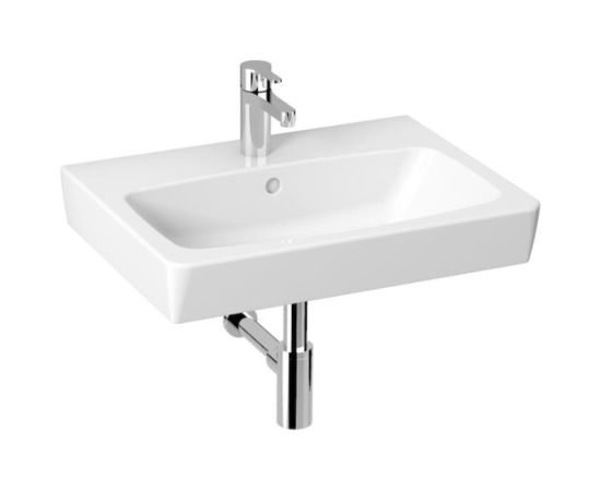 Jika izlietne Lyra Plus, 600x450 mm, uz mēbeles, balta Vannas istabas izlietnes