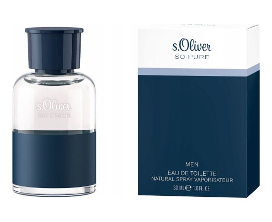 s. Oliver S. Oliver, So Pure* Eau De Toilette, For Men, 30 ml For Men Vīriešu Smaržas