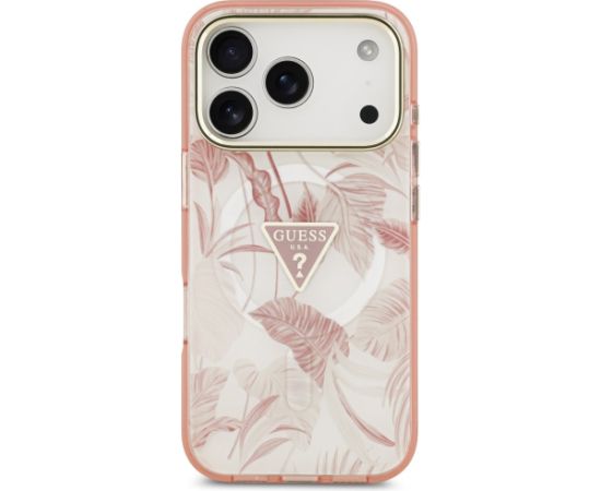 Guess Jungle Tonal Triangle MagSafe Case Aizsargapvalks priek Apple iPhone 17 Pro Max Neoriģinālie Maciņi