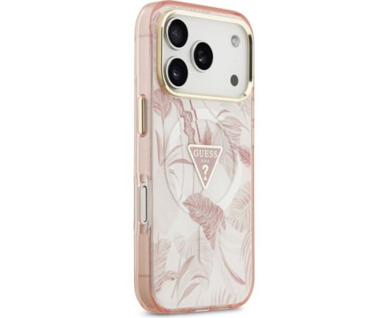 Guess Jungle Tonal Triangle MagSafe Case Aizsargapvalks priek Apple iPhone 17 Pro Max Neoriģinālie Maciņi