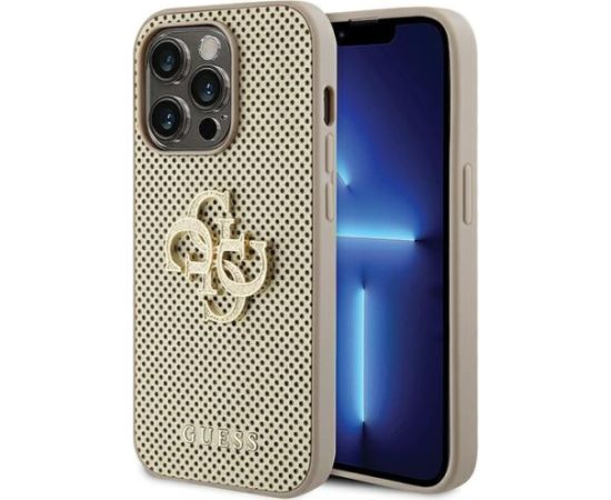 Guess GUHCP15LPSP4LGD Aizmugurējais Apvalks Priekš Apple iPhone 15 Pro Neoriģinālie Maciņi