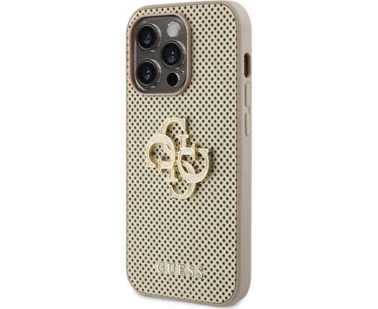 Guess GUHCP15LPSP4LGD Aizmugurējais Apvalks Priekš Apple iPhone 15 Pro Neoriģinālie Maciņi