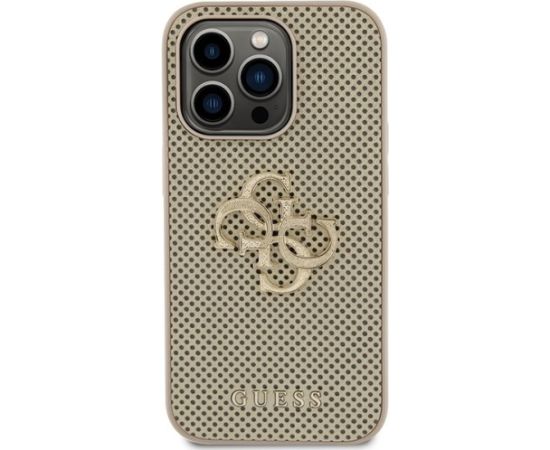Guess GUHCP15LPSP4LGD Aizmugurējais Apvalks Priekš Apple iPhone 15 Pro Neoriģinālie Maciņi