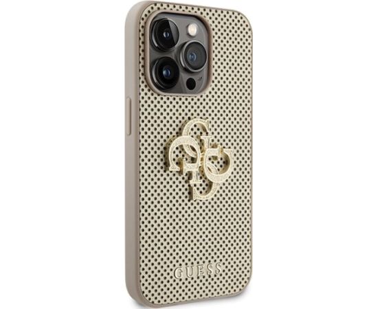 Guess GUHCP15LPSP4LGD Aizmugurējais Apvalks Priekš Apple iPhone 15 Pro Neoriģinālie Maciņi