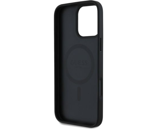 Guess PU Grained Magnolia MagSafe Maciņš priekš Apple iPhone 16 Pro Neoriģinālie Maciņi