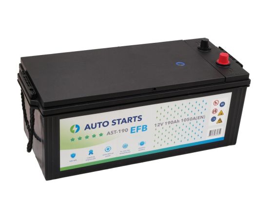 AUTO STARTS EFB 12V 190Ah 1050A(EN) 513x223x223 3/1 EAN4751039330854 Akumulatori