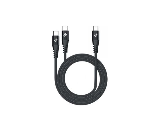 CELLY USB-C TO 2 USB-C CABLE 100W POWER DELIVERY Дата USB-кабели