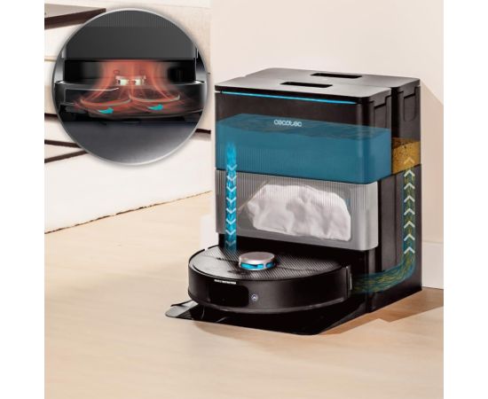 Cecotec Conga X70 Robot Vacuum Cleaner Operating time (max) 240 min Wet&Dry 5200 mAh 15000 Pa Black Пылесосы - Роботы