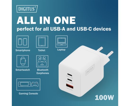 Digitus Battery charger, 100W DA-10304 Новинки смартфонов и телефонов