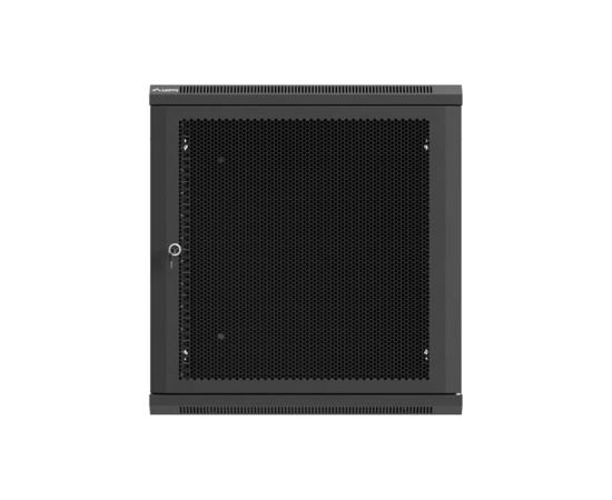 Lanberg Wall mounted installation cabinet 19"12U 600X600, Black perforated door (Flat pack) Lanberg Serveri un to komponentes