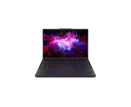 Lenovo ThinkPad P16v G3 Intel Black 16 " OLED Touchscreen WQUXGA 3840 x 2400 pixels Intel Core Ultra 7 265H 64 (2x32) GB SODIMM DDR5 Solid-state drive capacity 1000 GB NVIDIA RTX PRO 2000 Blackwell Generation GDDR7 8 GB Windows 11 Pro 802.11be Bluetooth v Portatīvie datori