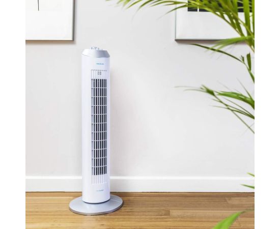 Cecotec EnergySilence 8090 Skyline Tower Fan Stand Fan 60 W Diameter 29 cm Number of speeds 3 Oscillation White Ventilatori