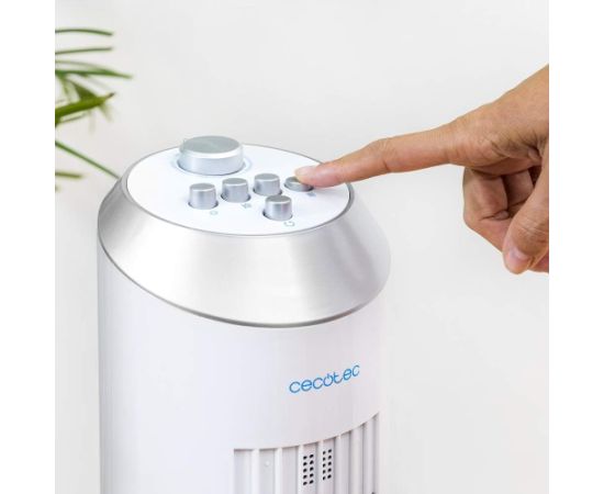 Cecotec EnergySilence 8090 Skyline Tower Fan Stand Fan 60 W Diameter 29 cm Number of speeds 3 Oscillation White Ventilatori