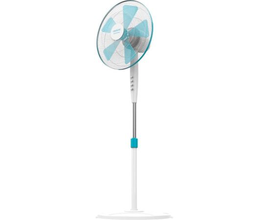 Cecotec EnergySilence 500 Pedestal Fan Stand Fan 40 W Diameter 40 cm Number of speeds 3 Oscillation White/Blue Ventilatori