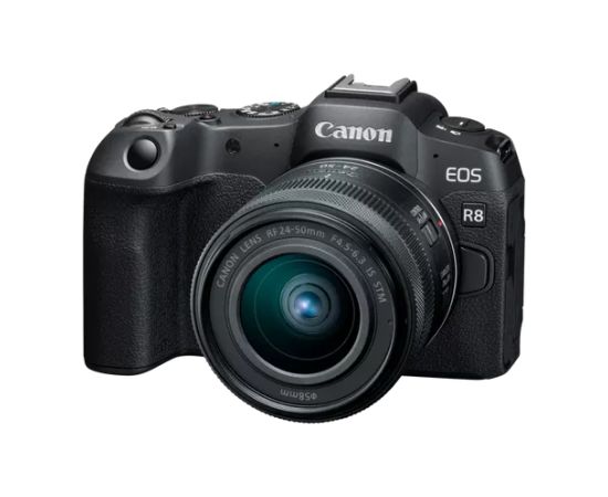Canon EOS R8 Mirrorless Camera Body (AIP) Megapixel 24.2 MP Image stabilizer ISO sensitivity (max) 102400 Display diagonal 3 " Wi-Fi Video recording Automatic, manual CMOS Spoguļkameras