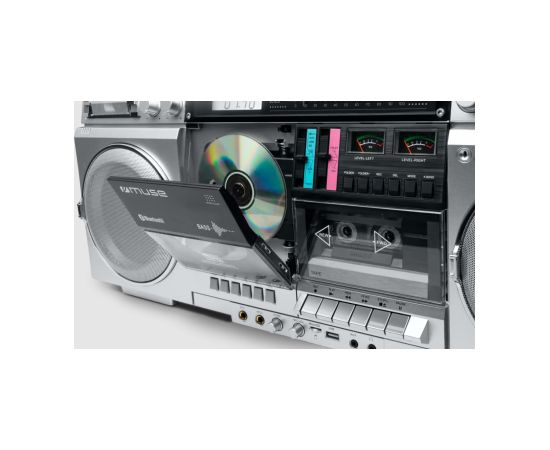 Muse Ghetto Blasters M-380 GBS AUX in Bluetooth Cassette deck CD player Jaunumi - Audio-Video