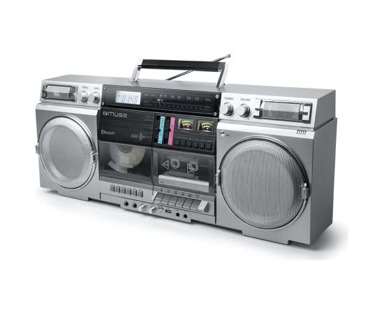 Muse Ghetto Blasters M-380 GBS AUX in Bluetooth Cassette deck CD player Jaunumi - Audio-Video