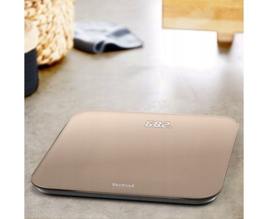 TEFAL PP1900V0 Classic Bathroom Scale Maximum weight (capacity) 180 Accuracy 100 Dune Metal Ķermeņa svari