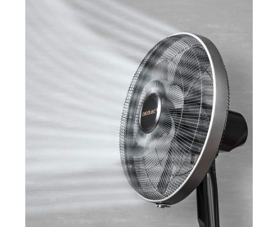 Cecotec EnergySilence 1020 ExtremeConnected Pedestal Fan Stand Fan 60 W Diameter 40 cm Number of speeds 6 Oscillation Timer Remote control Black Ventilatori
