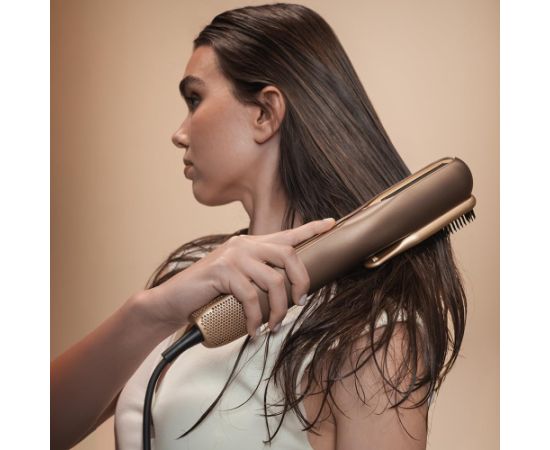 Cecotec Air Straightener AirLisse 2in1 ForceDry Champagne Ceramic heating system Number of heating levels 4 1000 W Beige Matu taisnotāji