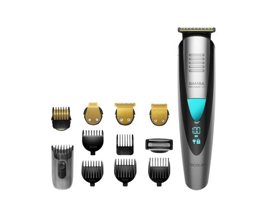 Cecotec Trimmer PrecisionCare Pro 5-in-1 Cordless Wet & Dry Number of length steps 13 Black/Silver Matu, Bārdas, Ķermeņa trimmeri