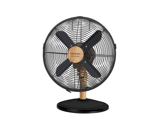 Cecotec EnergySilence 600 WoodDesk Desktop Fan Table Fan 40 W Diameter 30 cm Number of speeds 3 Oscillation Beige/Black Ventilatori