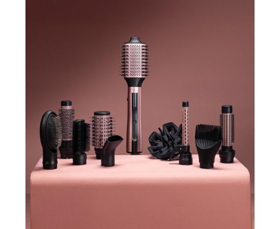 Cecotec Air Brush CeramicCare 10in1 AirBrush Ion conditioning Number of heating levels 3 1200 W Black/Pink Matu veidotāji