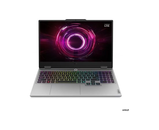 Lenovo LOQ 15AHP10 Luna Grey 15.6 " IPS FHD 1920 x 1080 pixels Anti-glare AMD Ryzen 7 250 16 GB SODIMM DDR5 Solid-state drive capacity 1000 GB NVIDIA GeForce RTX 5060 GDDR7 8 GB Windows 11 Home 802.11ax Bluetooth version 5.3 Keyboard language Nordic Keybo Portatīvie datori