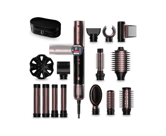 Cecotec Styling Brush AirGlam 14in1 Flex Black Ion conditioning Barrel diameter 32 mm/35 mm 1400 W Black Matu veidotāji