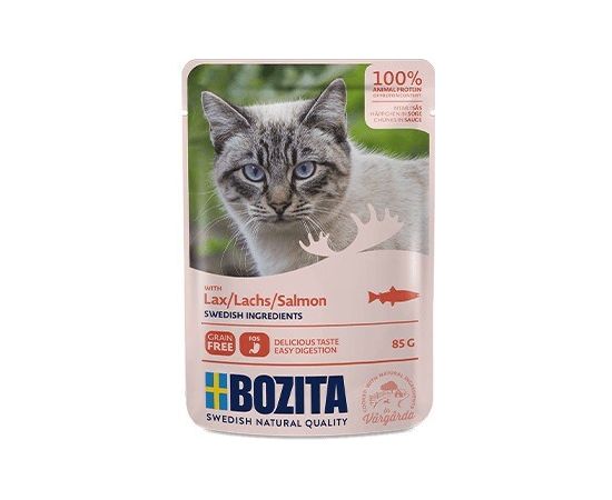 Bozita Pouch HiS Salmon  85g Kaķu konservi
