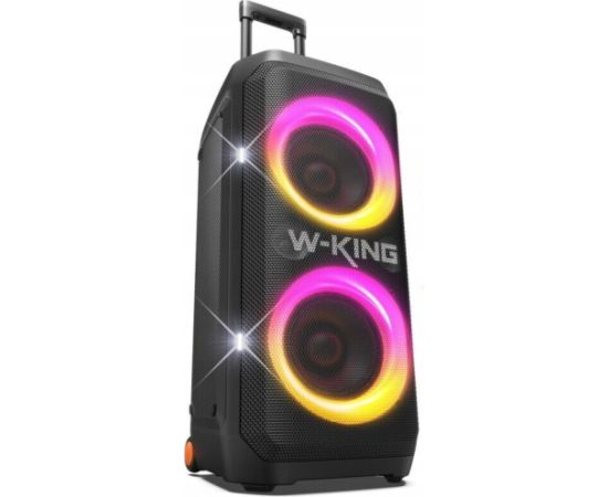 Głośnik bezprzewodowy Bluetooth W-KING T12 czarny Bezvadu skaļruņi