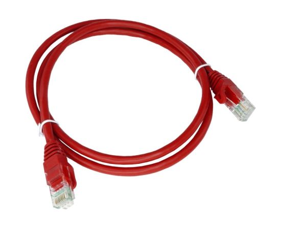 Alantec KKU5CZA1 networking cable Red 0.25 m Cat5e U/UTP (UTP) Tīkla vadi