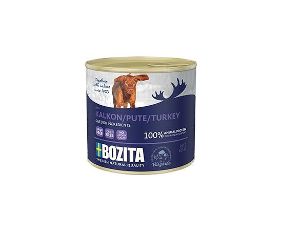 BOZITA turkey wet dog food - 200g Kaķu konservi