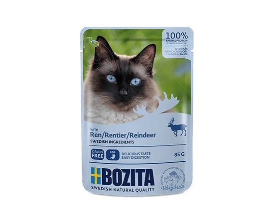 Bozita Pouch HiS Reindeer  85g Kaķu konservi