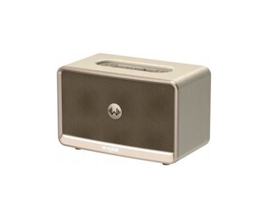 Głośnik bezprzewodowy Bluetooth W-KING H330 kremowy Bezvadu skaļruņi