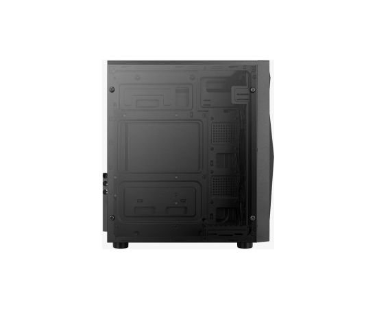 Aerocool Glider Cosmo-A-BK-v2 Midi Tower Black Datoru korpusi