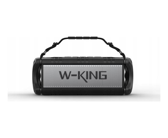 Głośnik bezprzewodowy Bluetooth W-KING D8 czarno -srebrny Bezvadu skaļruņi