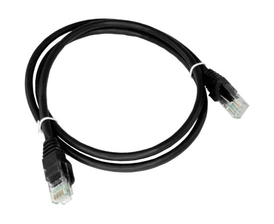 Alantec KKU5CZA1 networking cable Black 0.25 m Cat5e U/UTP (UTP) Tīkla vadi