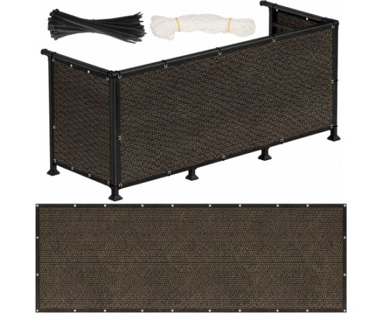 Springos Балконный защитный экран 1 x 5 м BN1030 Новости, мебель, дом