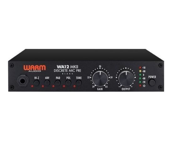WARM AUDIO Warm Audio WA12 MKII Black - Preamp Mikrofonowy Aудио-видео